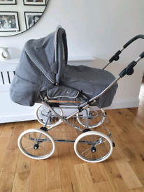 churchill pram grey